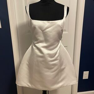 BABYBOO FASHION Sofie White Mini Dress - Bridal Shower engagement party dress